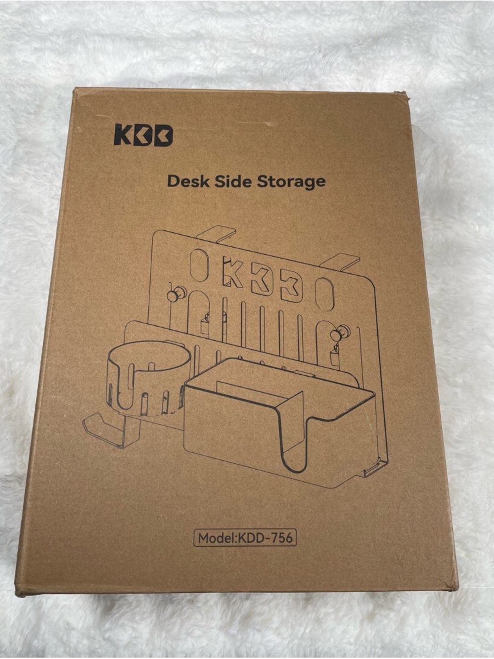 KDD Desk Side Storage Organizer